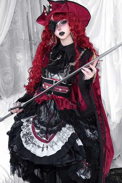 Rose Night Flight Gothic Cape Set