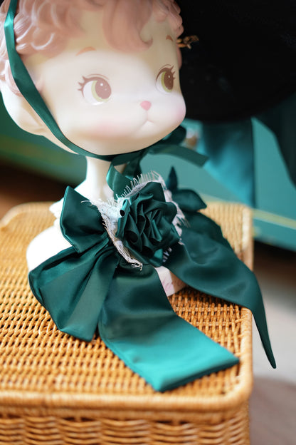 Dark Green Rose Lolita Dress