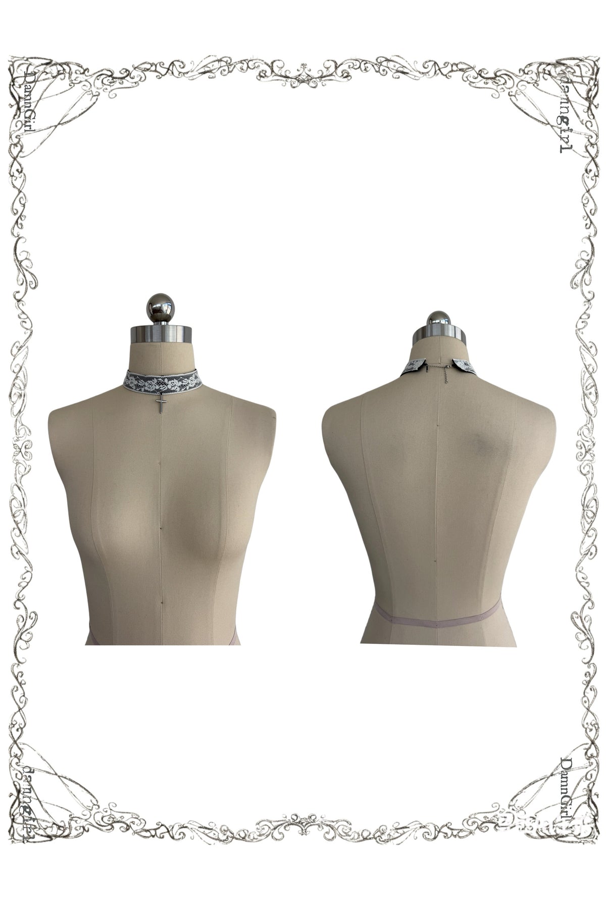 French Romantic Lace Camisole and Pants Set-Up