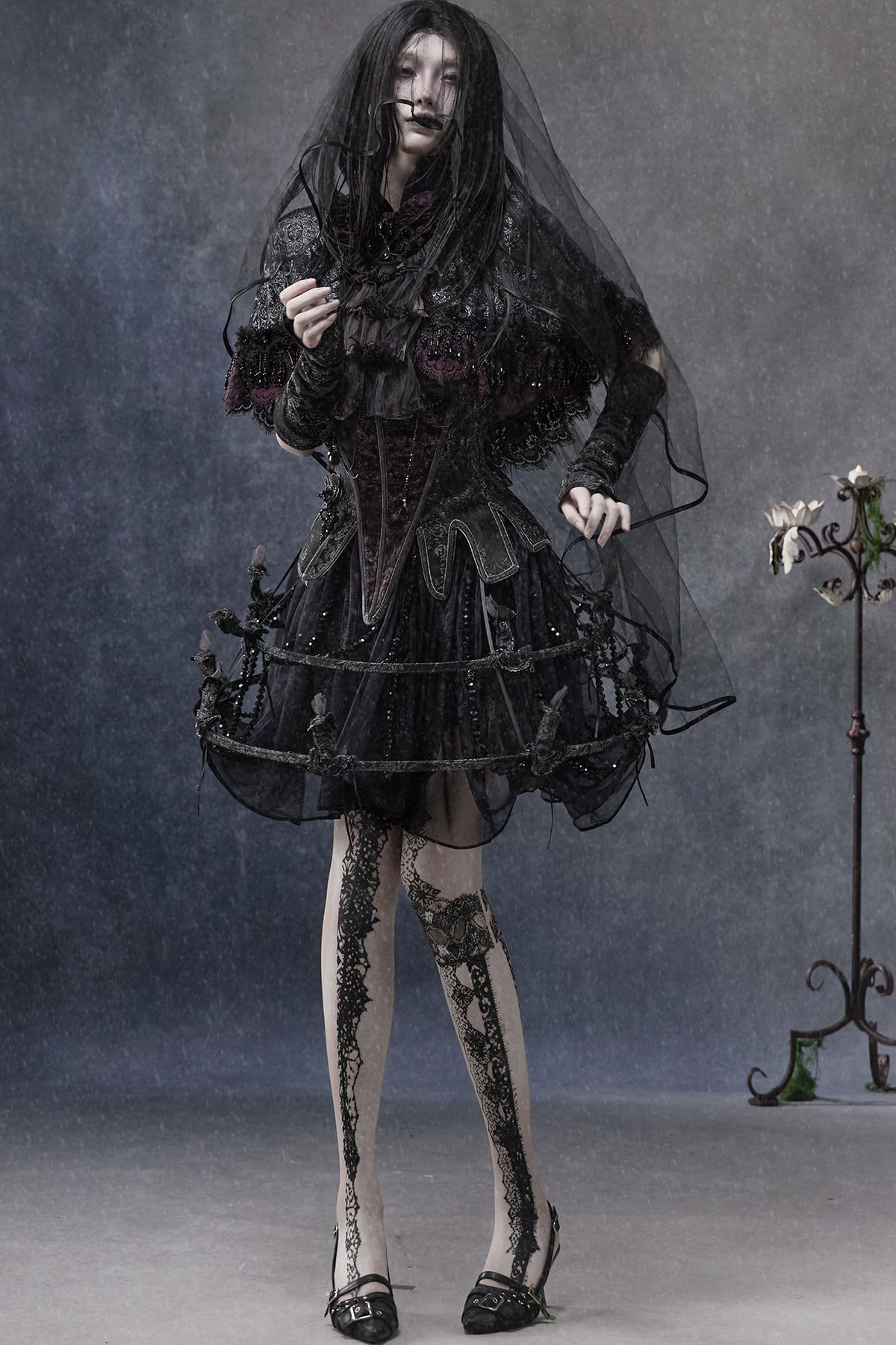 Gothic Soul-Catching Lantern Skirt