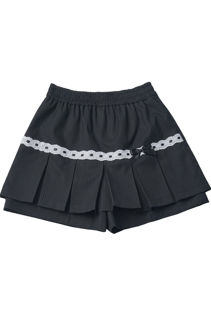 Tea Time Academy Blouse & Lace Pleated Skirt Set