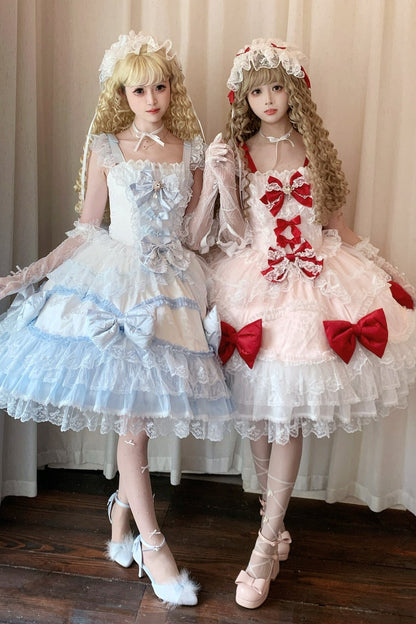 Cotton Candy Ribbon Princess Dress