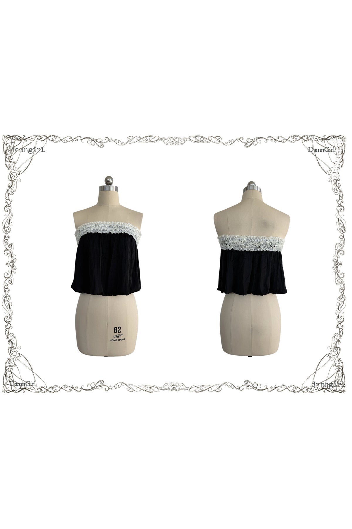 French Romantic Lace Camisole and Pants Set-Up