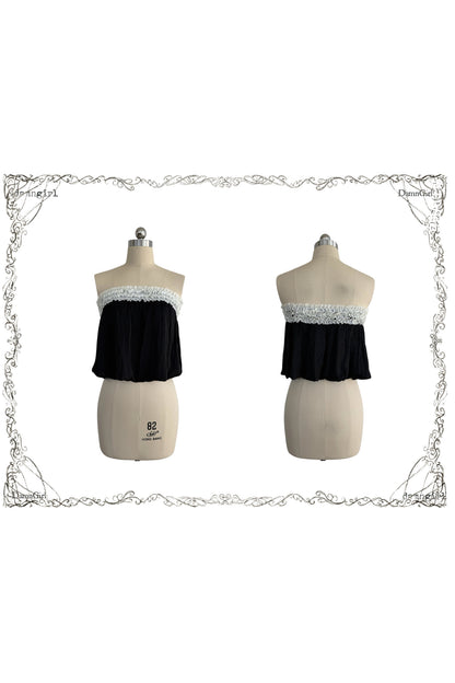 French Romantic Lace Camisole and Pants Set-Up