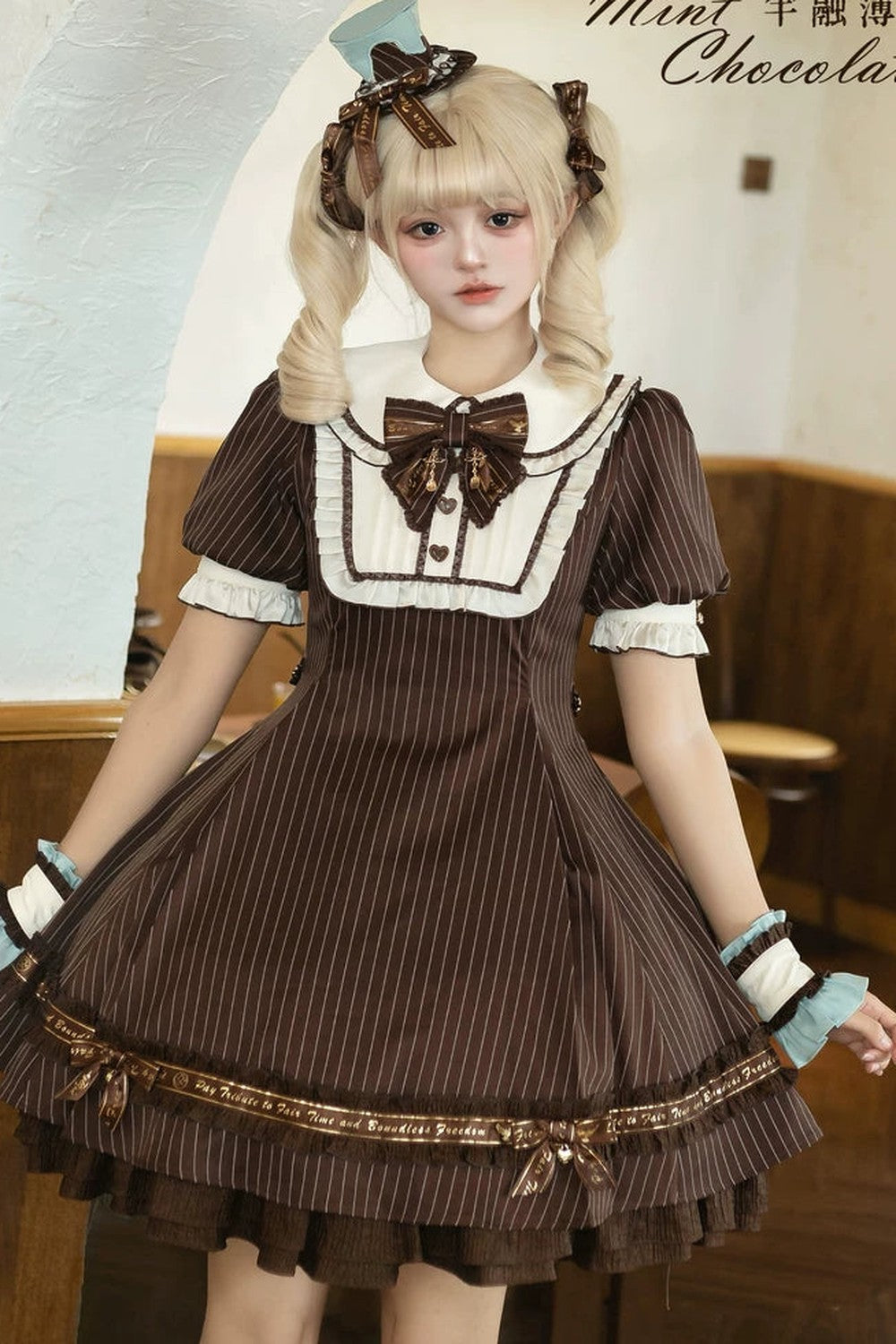 Mint Chocolate Lolita Dress + Accessories