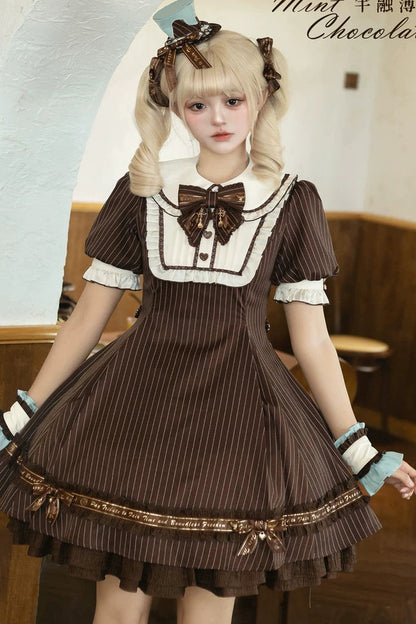 Mint Chocolate Lolita Dress + Accessories