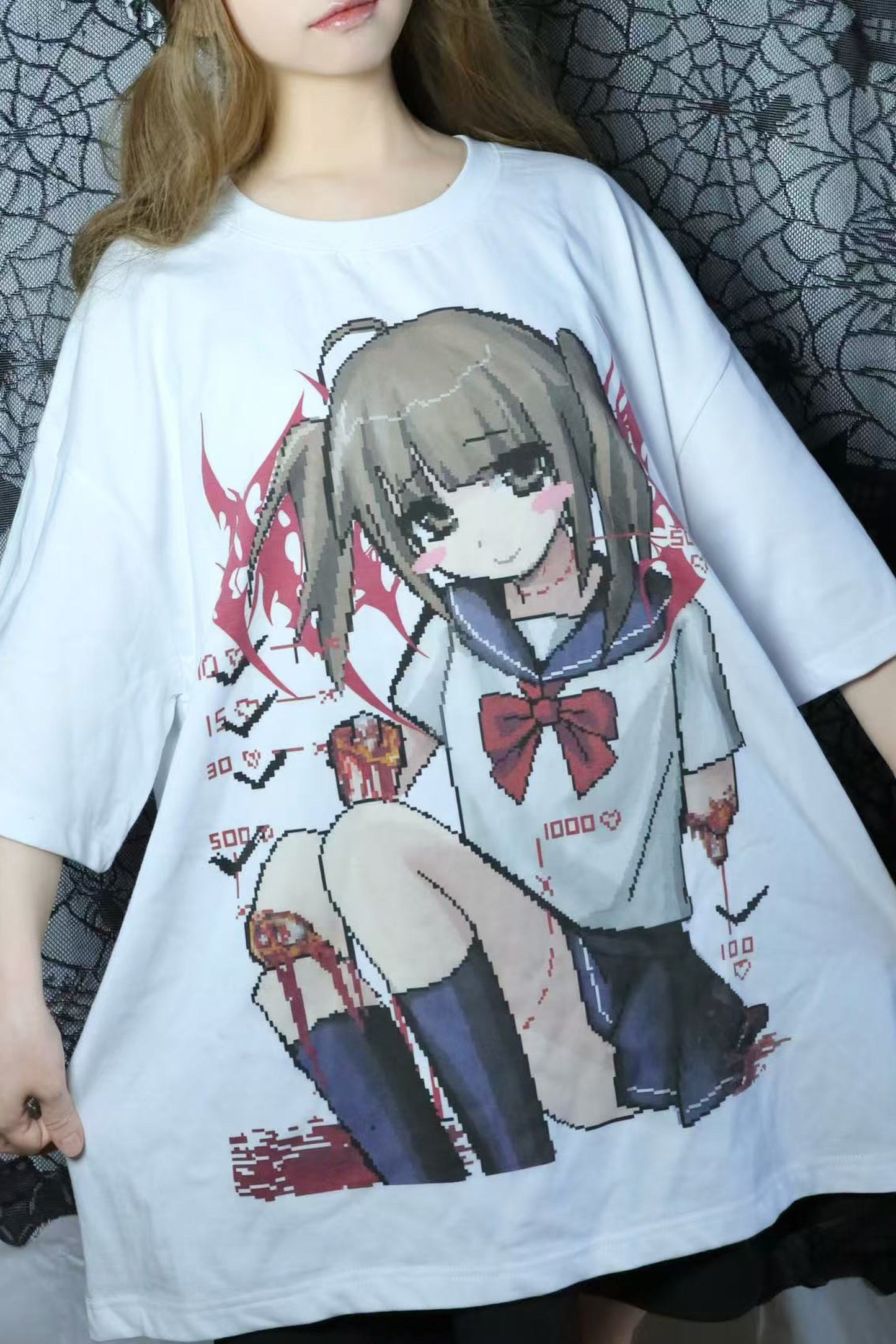 サブカル二次元少女Tシャツ