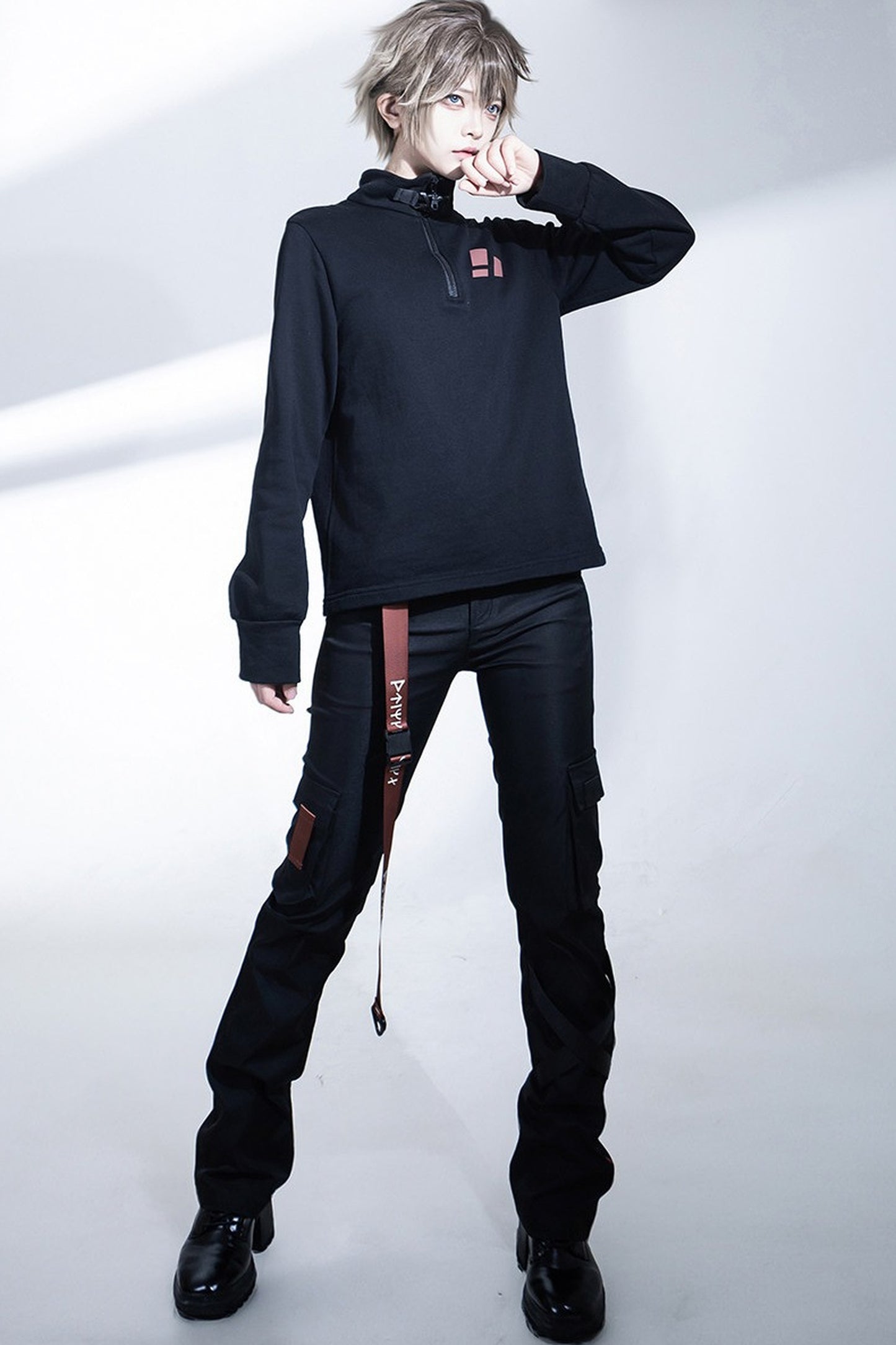 Wasteland Techwear Slim-Fit Pants+Leg warmers