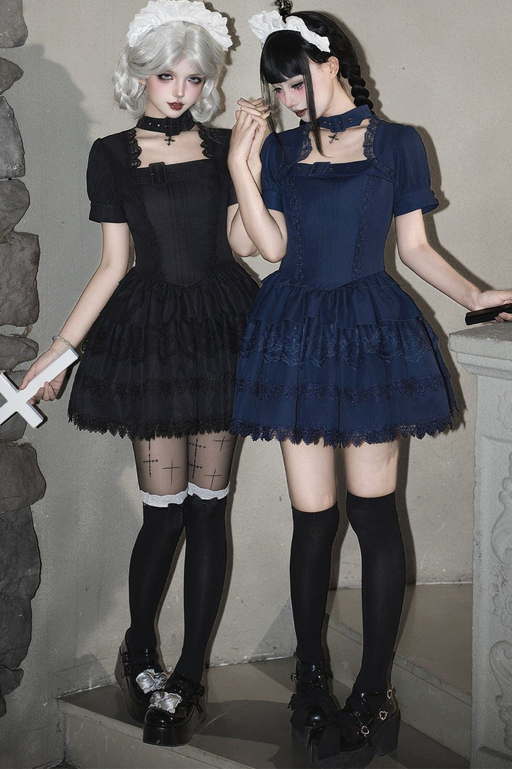 Dark Gothic Maid Lolita Set