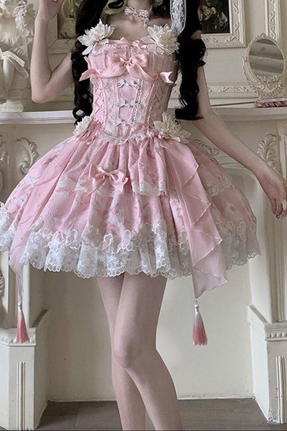 ローズレースロイヤルプリンセスチャイナドレス