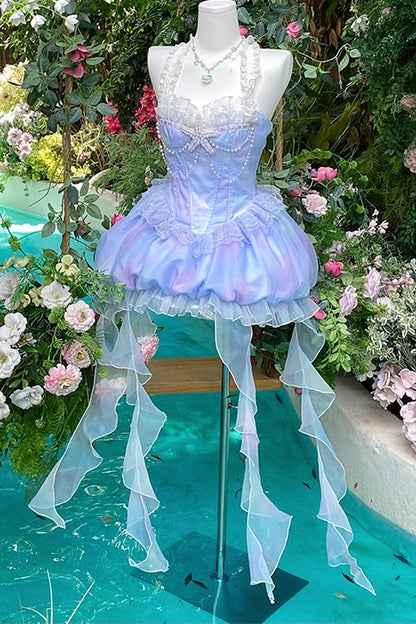 Shell Ribbon Bubble Mermaid Lolita Dress