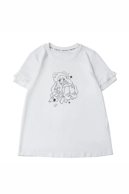 Grape Oolong T-Shirt Dress + Accessories