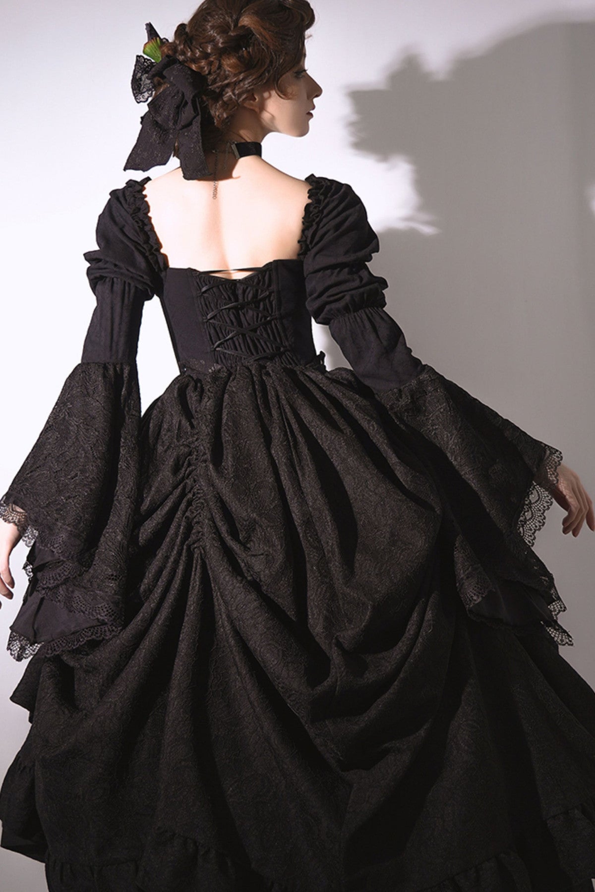 Gothic Embroidered Lolita Dress Set