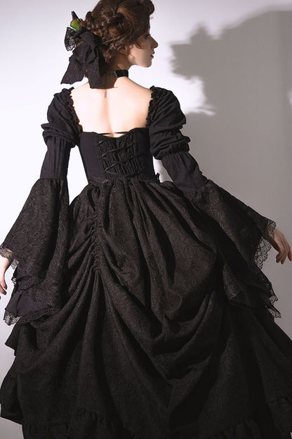 Gothic Embroidered Lolita Dress Set
