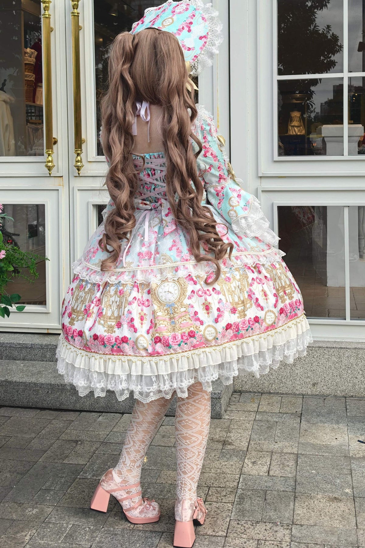 Rose Garden Sequence Lolita OP Dress
