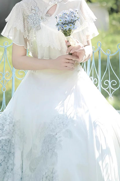 紫陽花チャイナプリンセスドレス