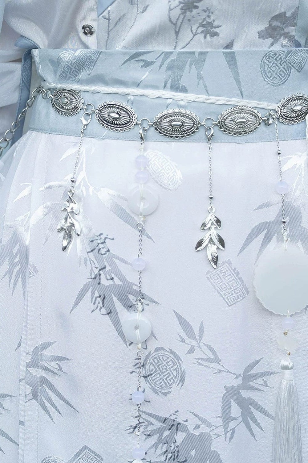 Unisex Wolkenfliegendes antikes Kostüm-Oberteil und Mamian-Rock-Set