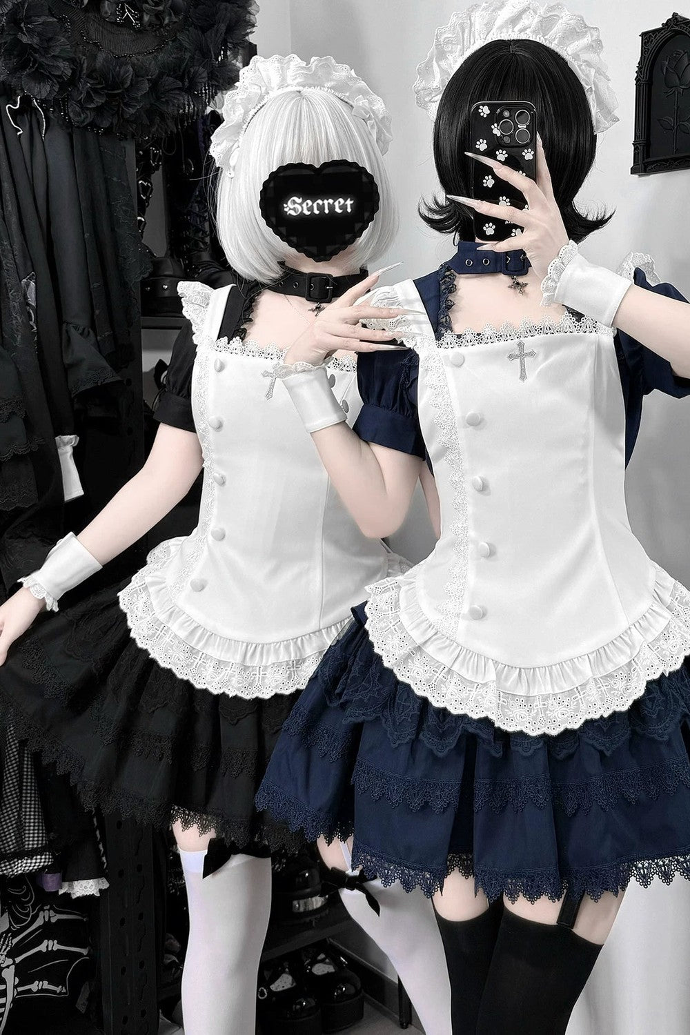 Dark Gothic Maid Lolita Set