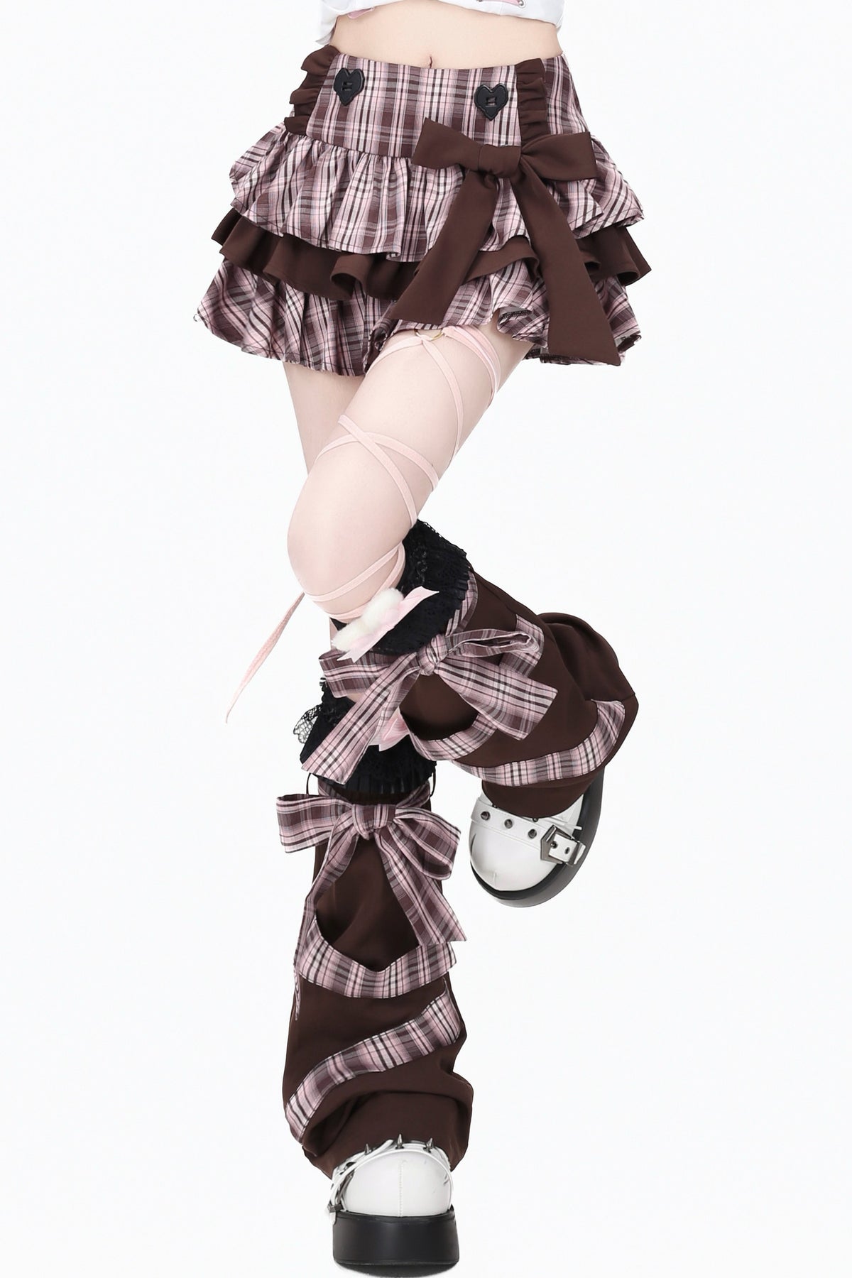 Cool Loose Long-Sleeved Blouse With Jacket and Skirt Set-Up