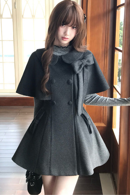 Retro Gray Cape Set