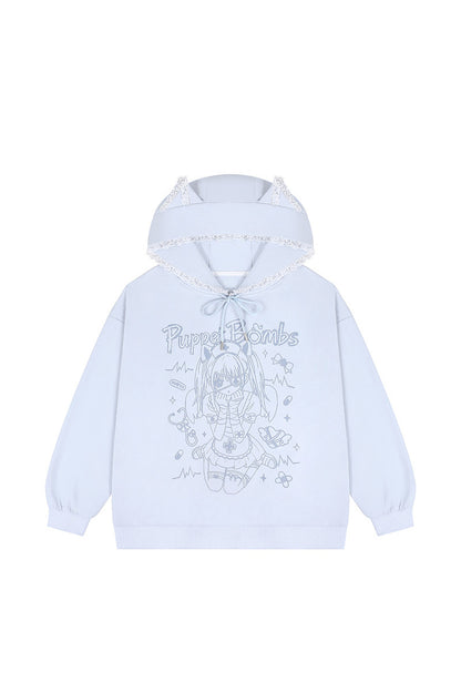Anime Girl Hooded Sweatshirt