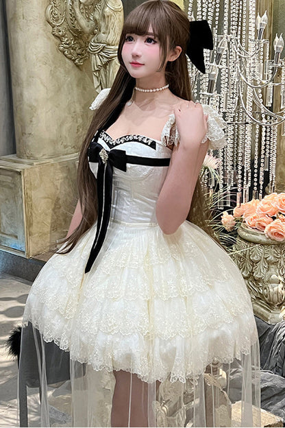 ロマンティック令嬢レースプリンセスドレス