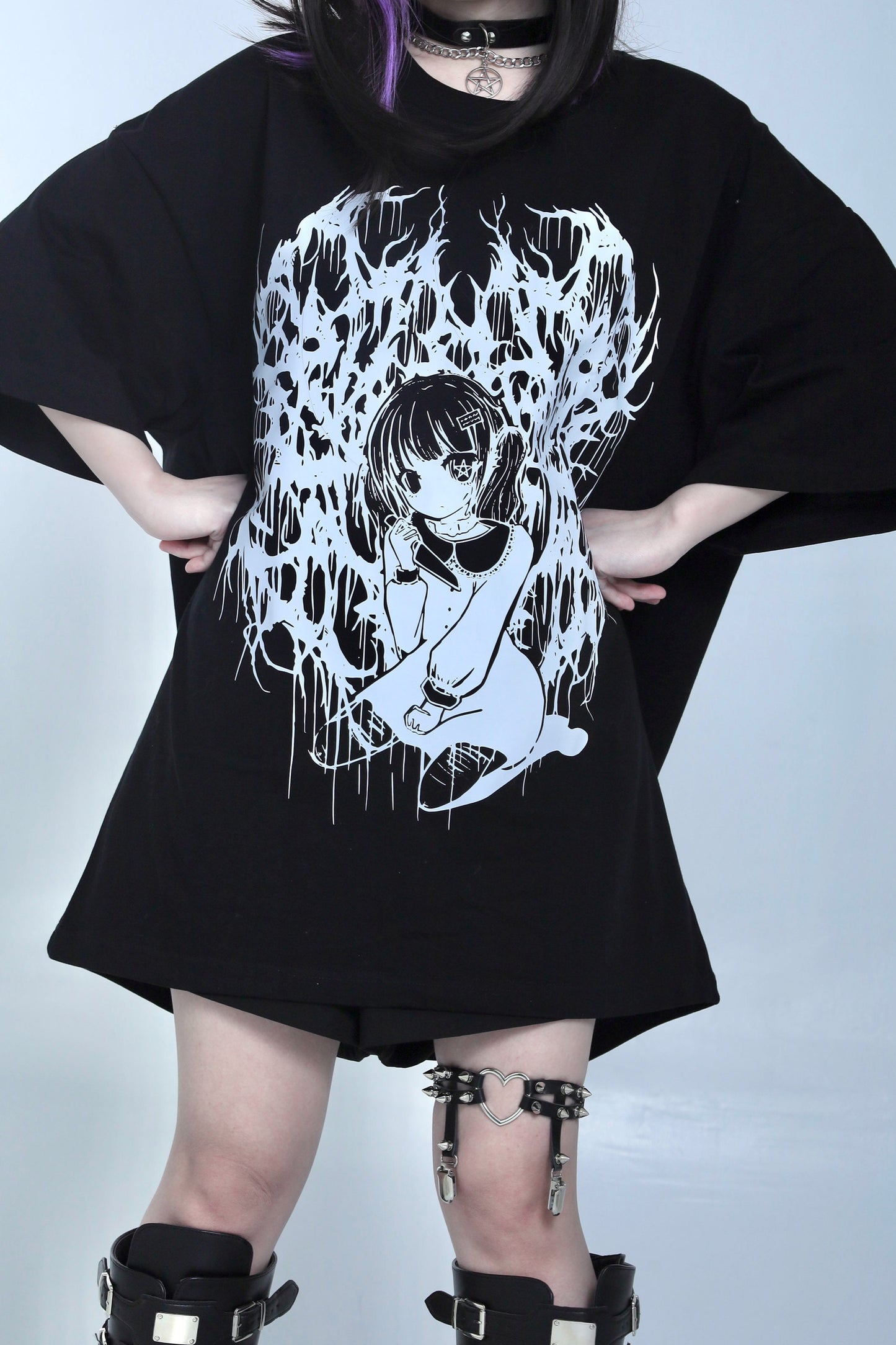 地雷セーラーオーバーTシャツ