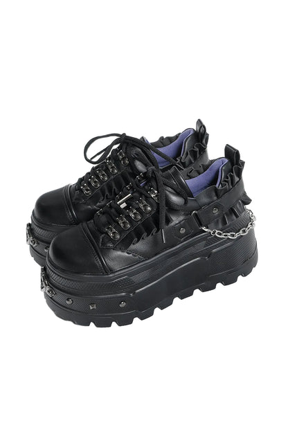 Scarpe platform gotiche subculturali