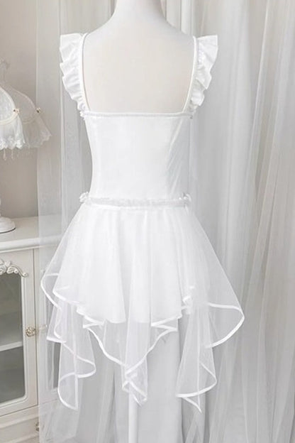 Sweet Romantic Skirted One-Piece Swimsuit