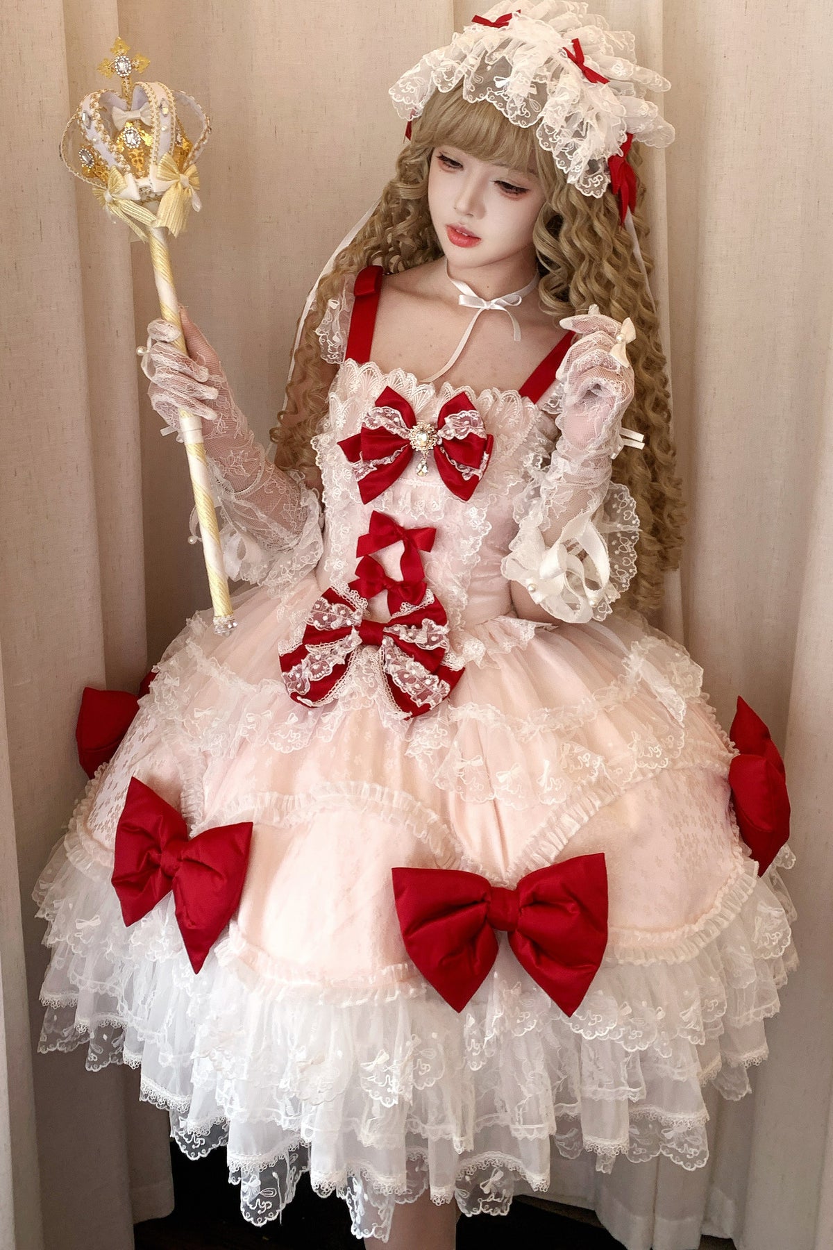 Cotton Candy Ribbon Princess Dress