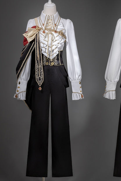 European Court Prince Top Pants Set-Up
