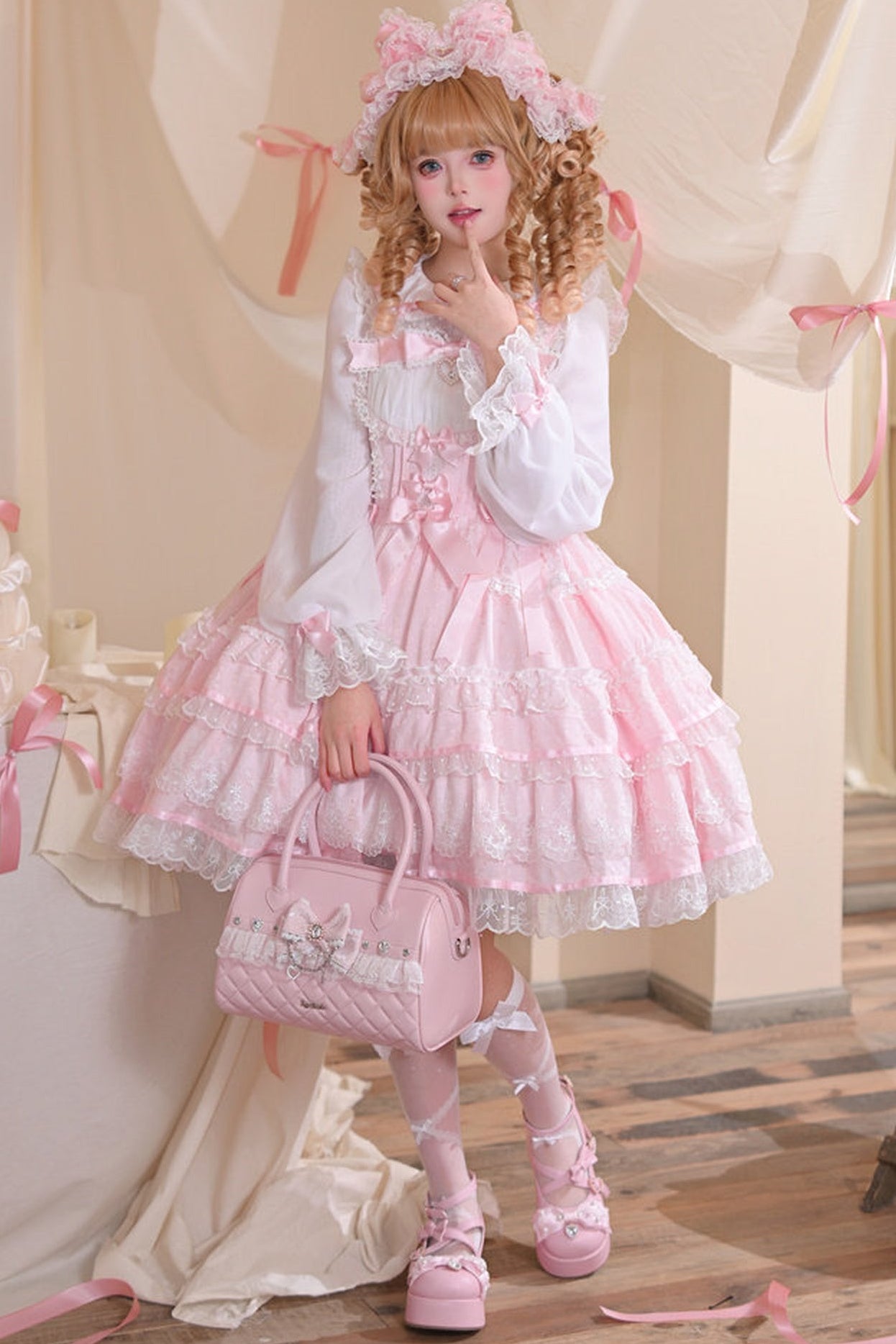 Lolita gesteppte 2-Wege-Boston-Tasche