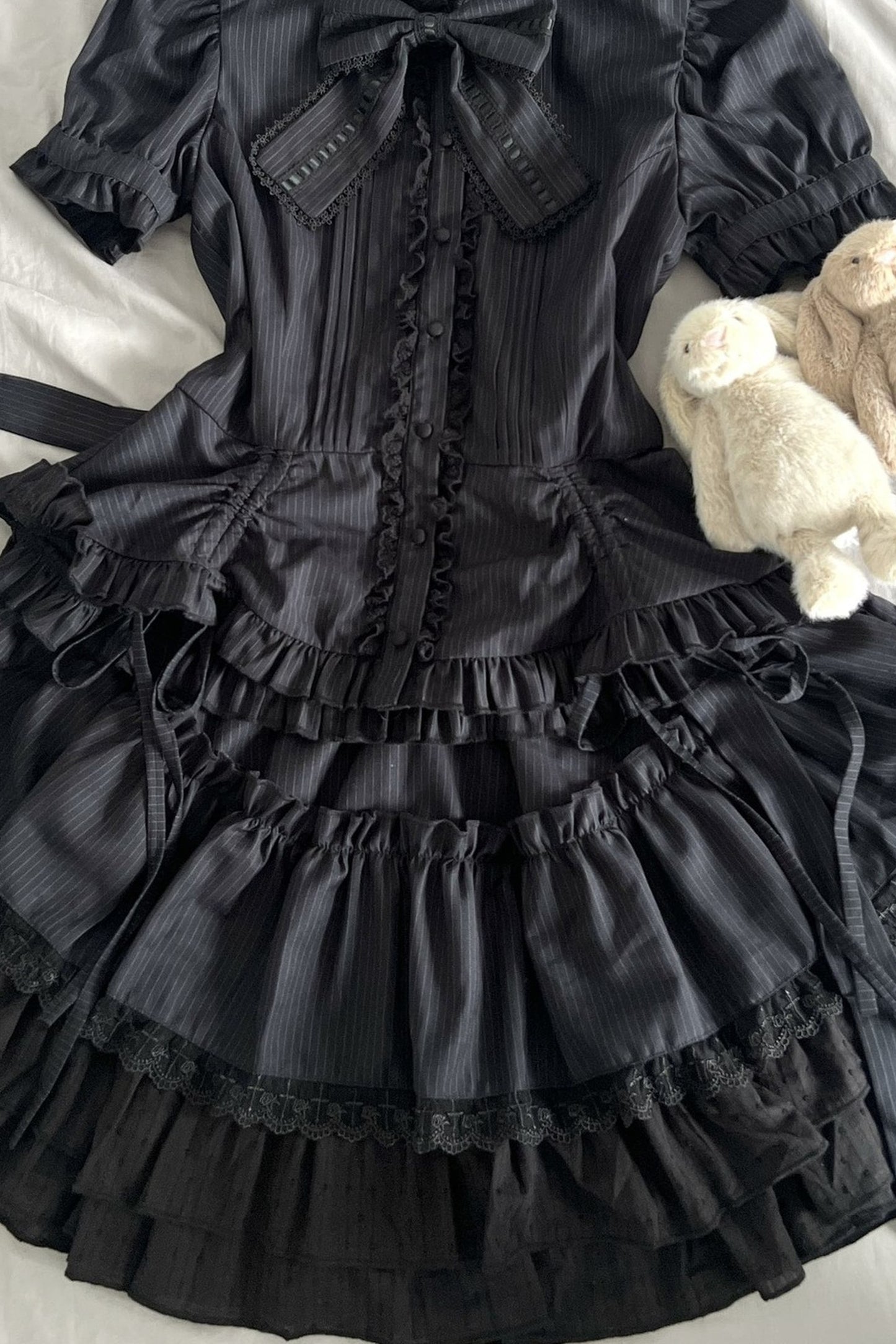Hooded Rabbit Ear Top and Skirt Set