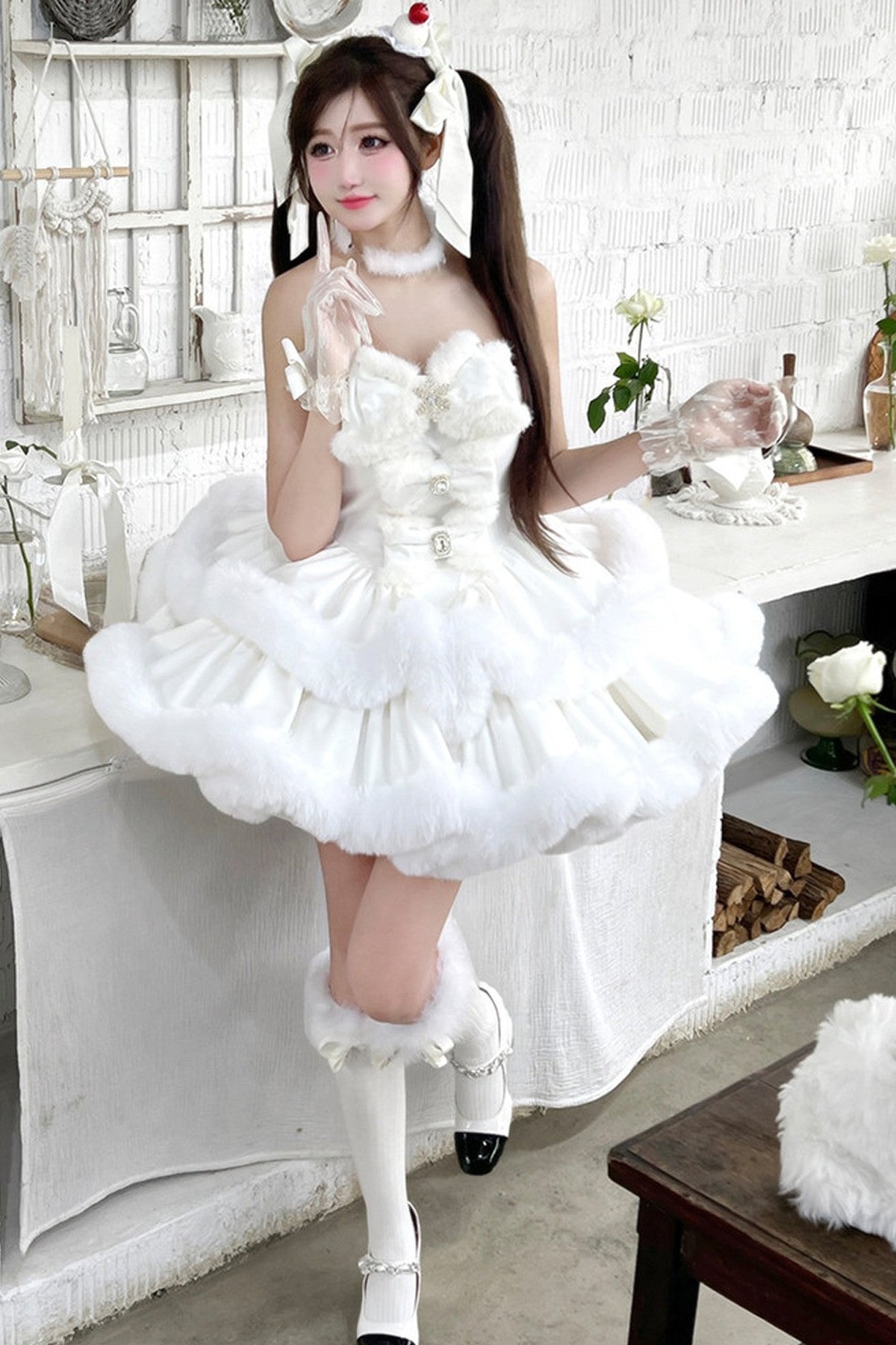 Snow Bunny Princess Dress