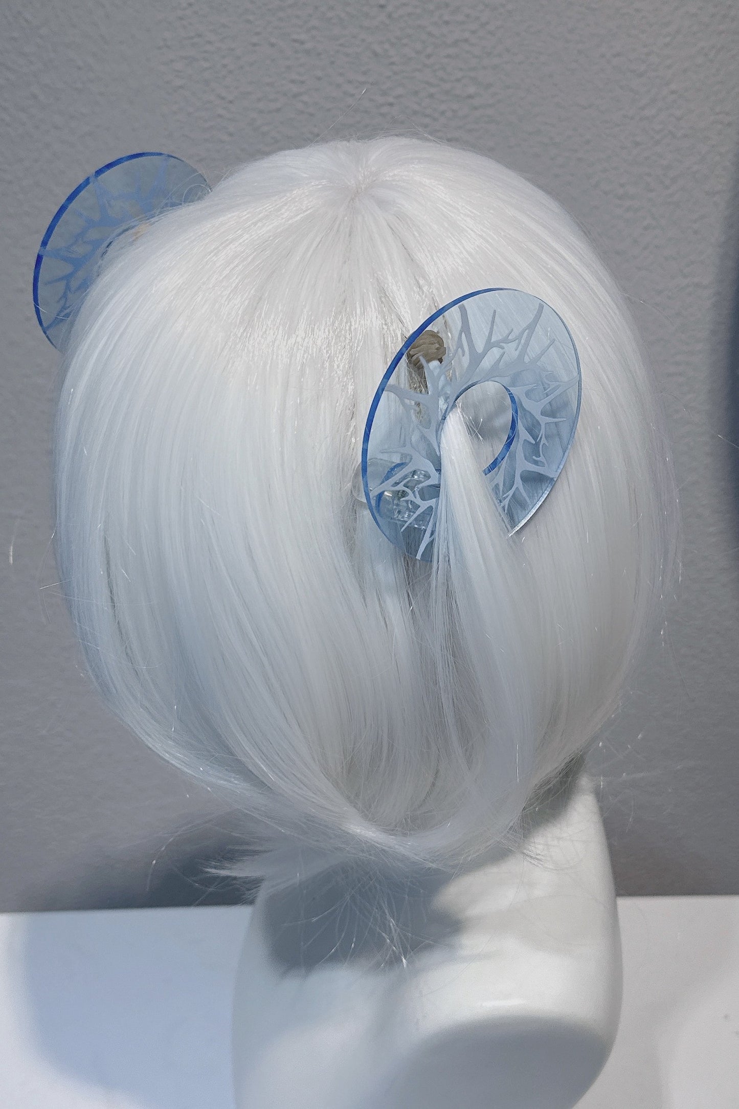 Transparent Hollow Circle Double Ponytail Hair Clip