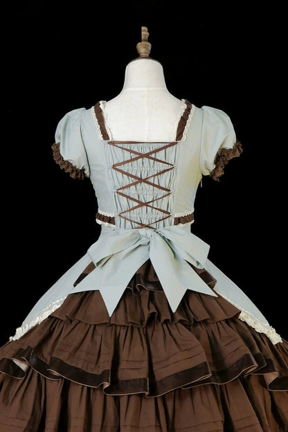 Robe lolita style poupée victorienne