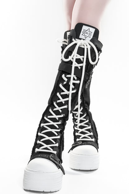 Satanic Contract Platform Boots