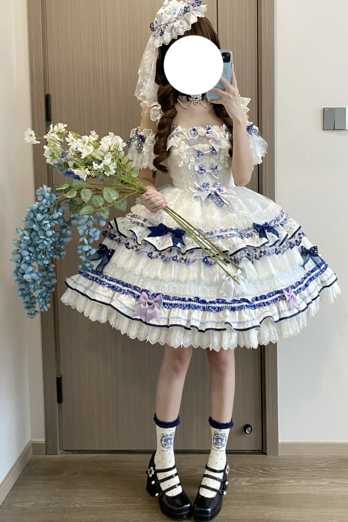 Blue Glaze Lolita Dress+Accessories