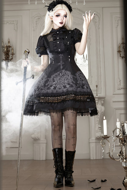 Lace Lily Gothic Lolita Dress