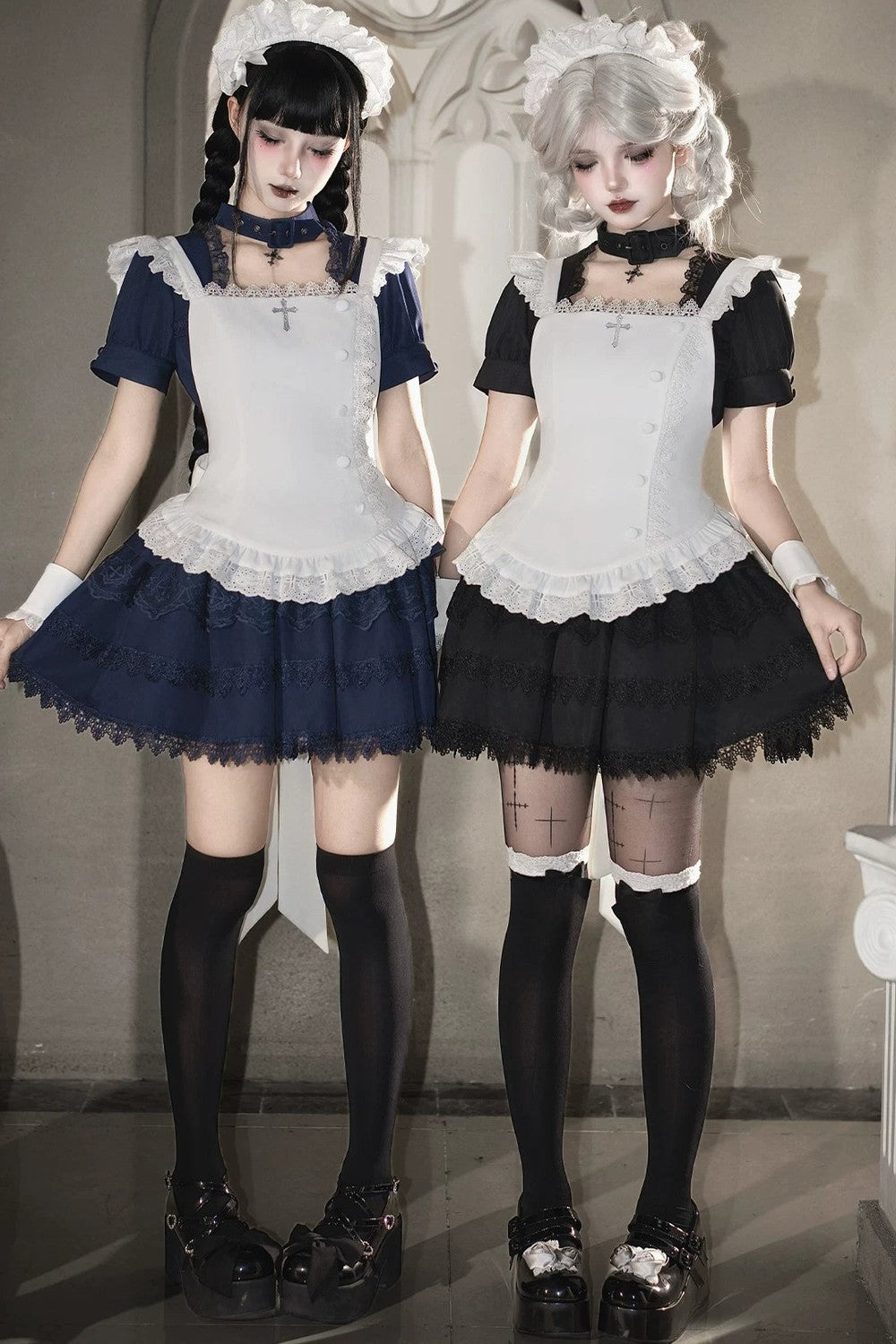 Dark Gothic Maid Lolita Set