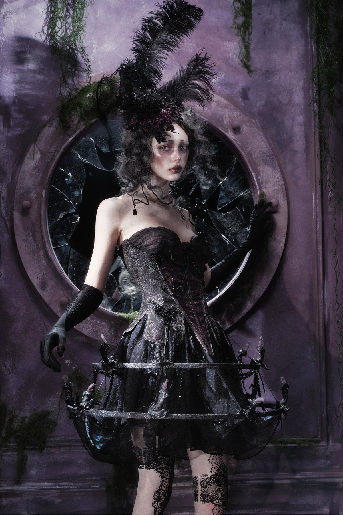 Gothic Soul-Catching Lantern Skirt