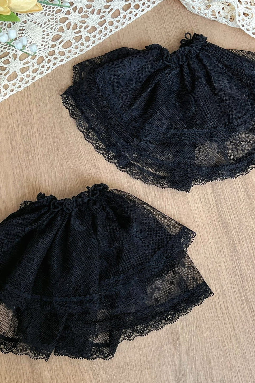 2WAYフリルスリーブカップ付きトップス