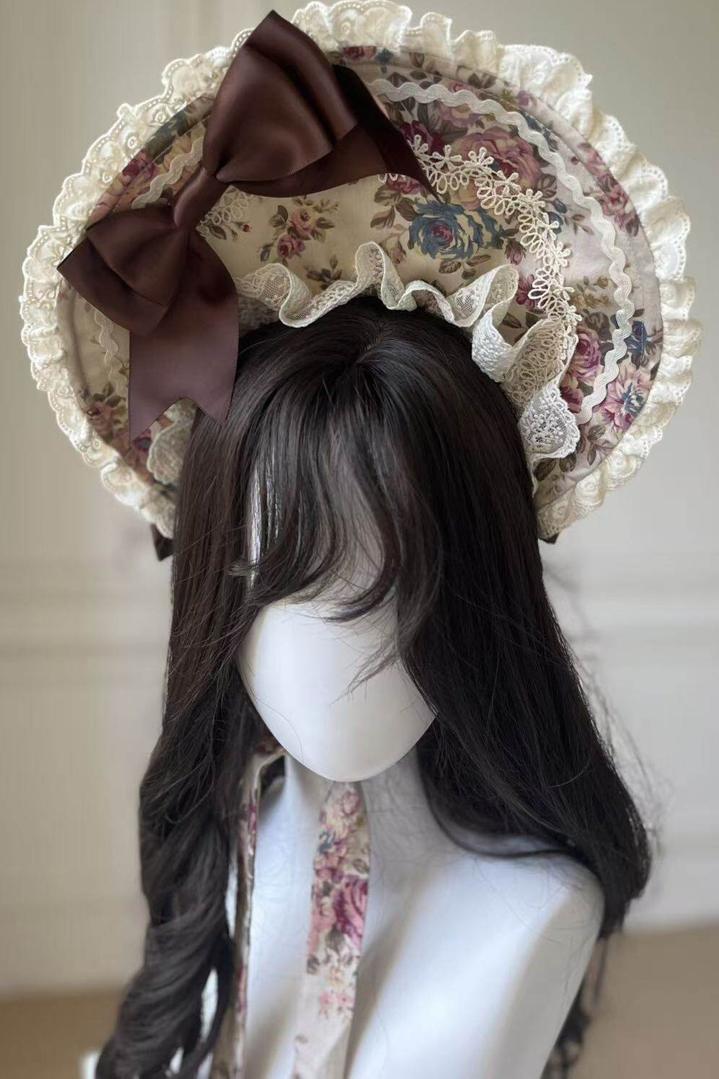 Vintage Floral Elegant Lolita Dress Set-Up