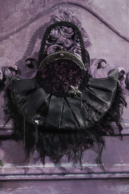 Gothic Crystal Tassel Handheld Shoulder Bag
