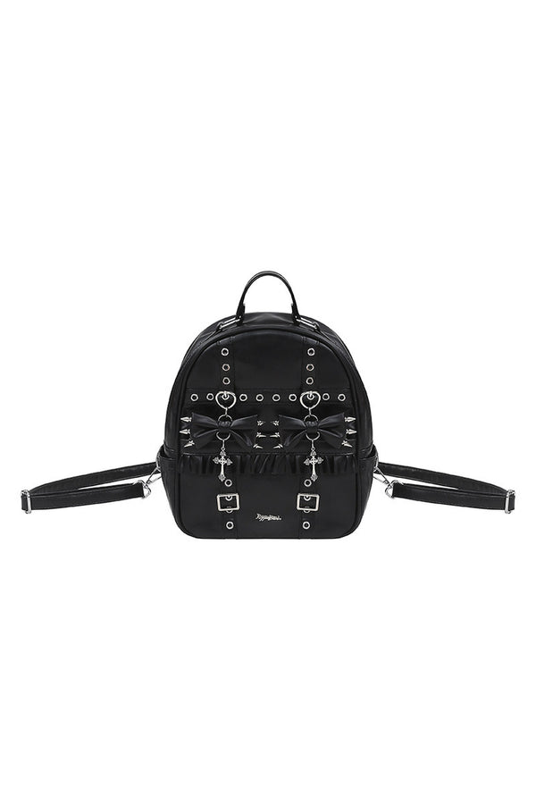 Studded Tote Backpack