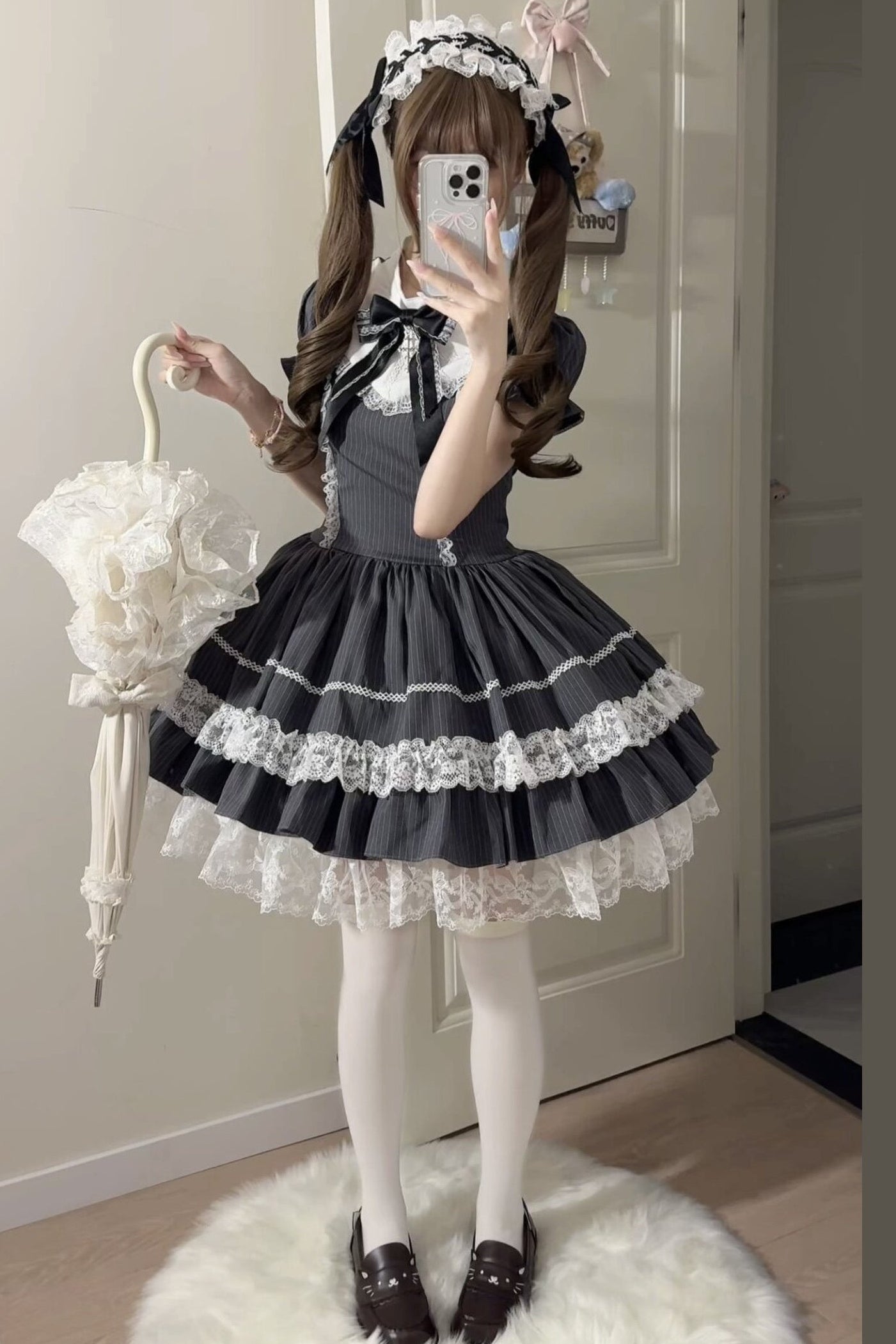 Subkultur-Jirai-Maid-Lolita-Kleid