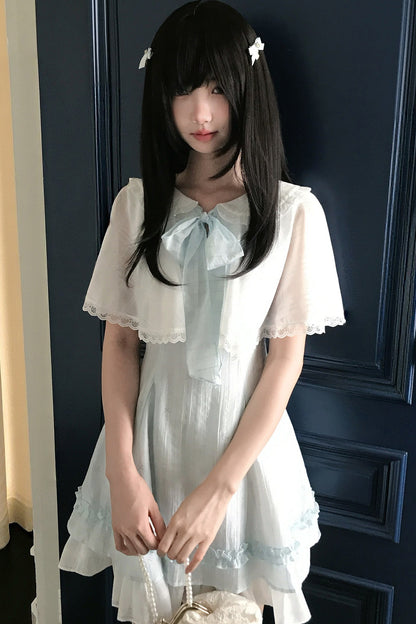 天使リボンのブルードールワンピース