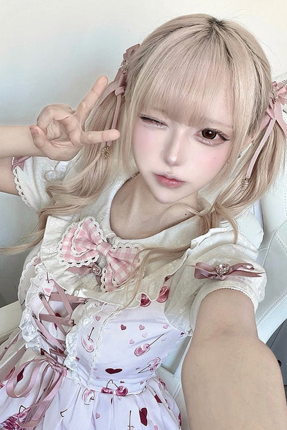 Cherry Bunny Lolita Skirt+Top