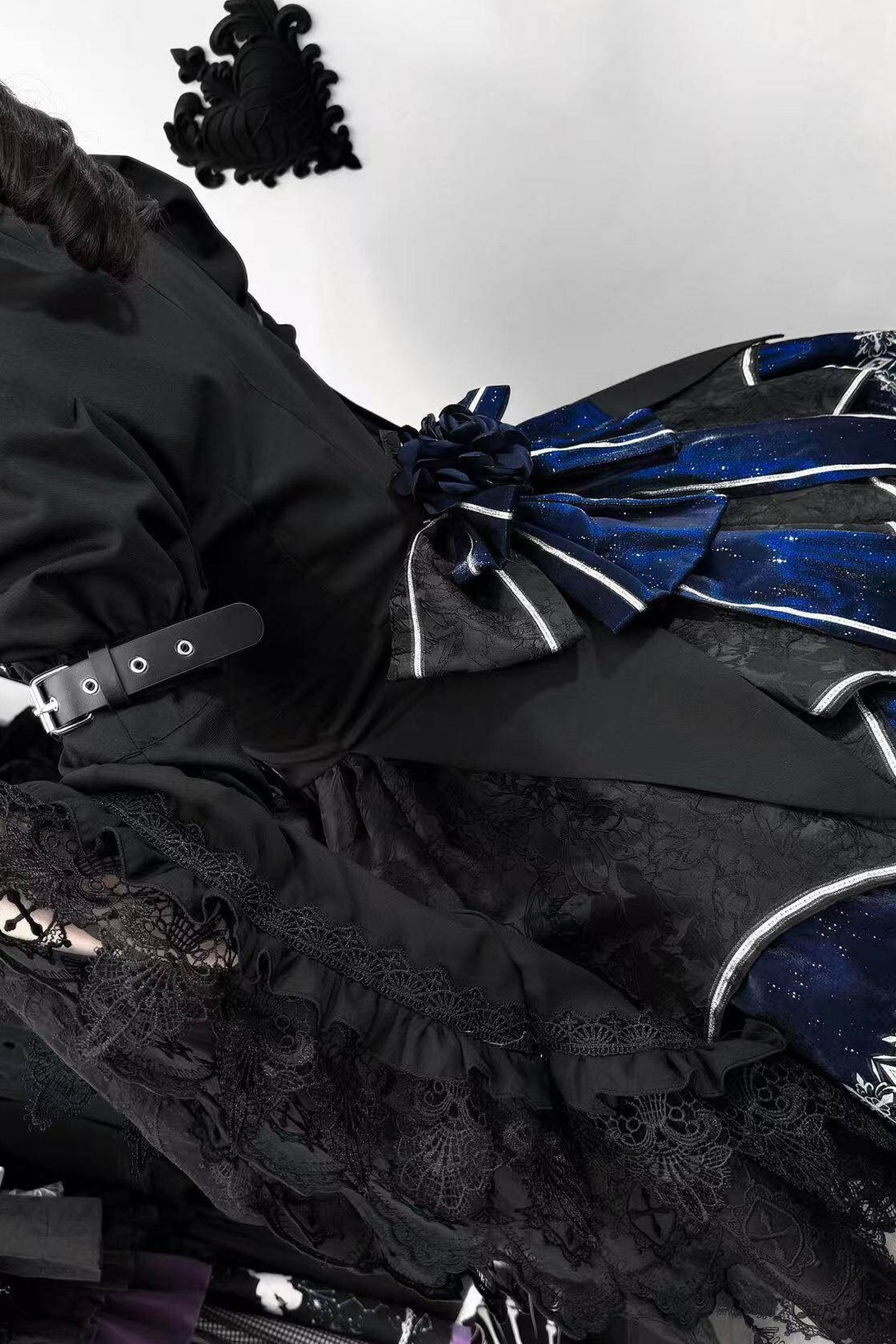 Dark Flame Princess Gothic Lolita Dress+Coat