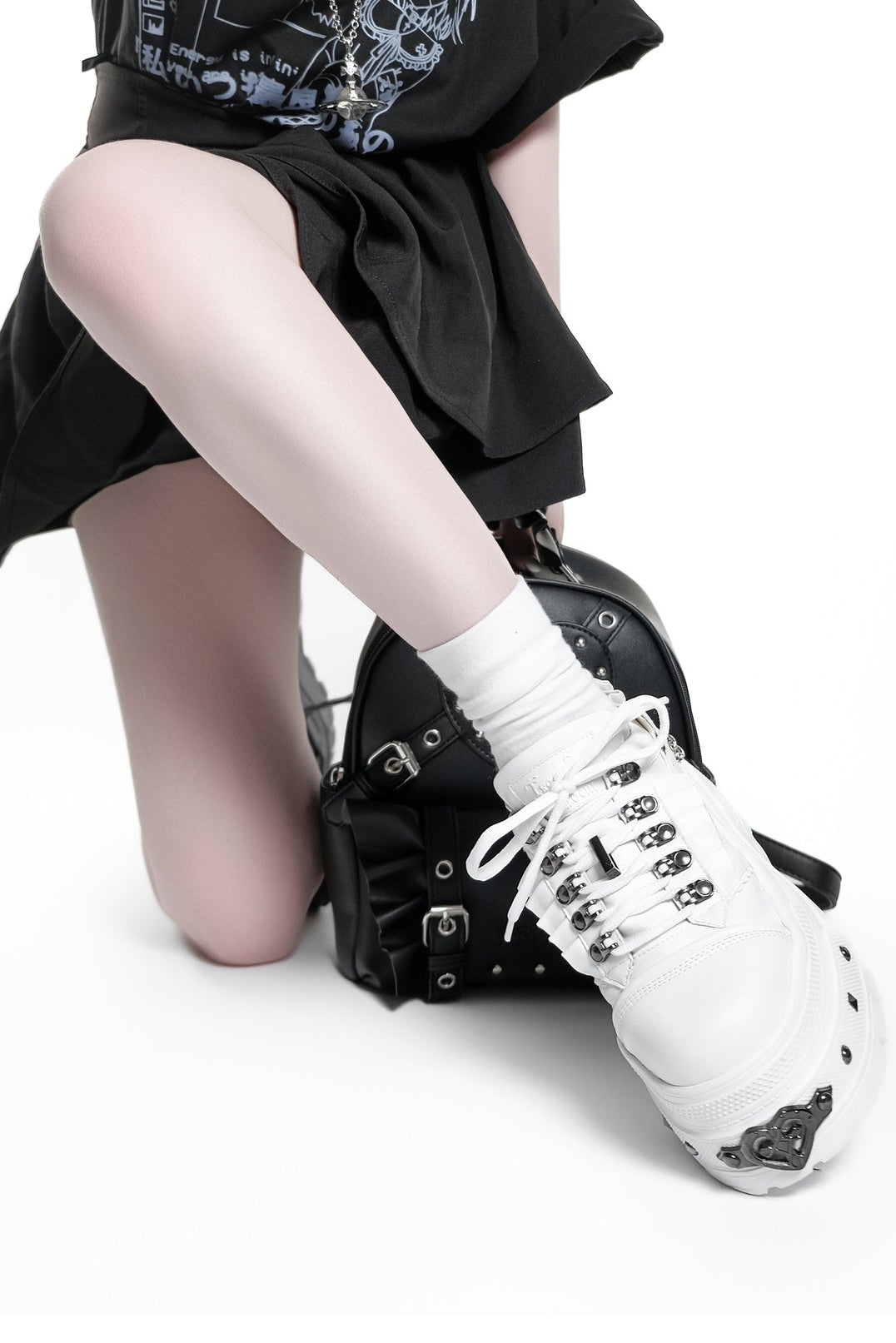 Scarpe platform gotiche subculturali